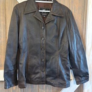 Maxima Leather Jacket Wilson’s Leather Store Sz Medium Ladies